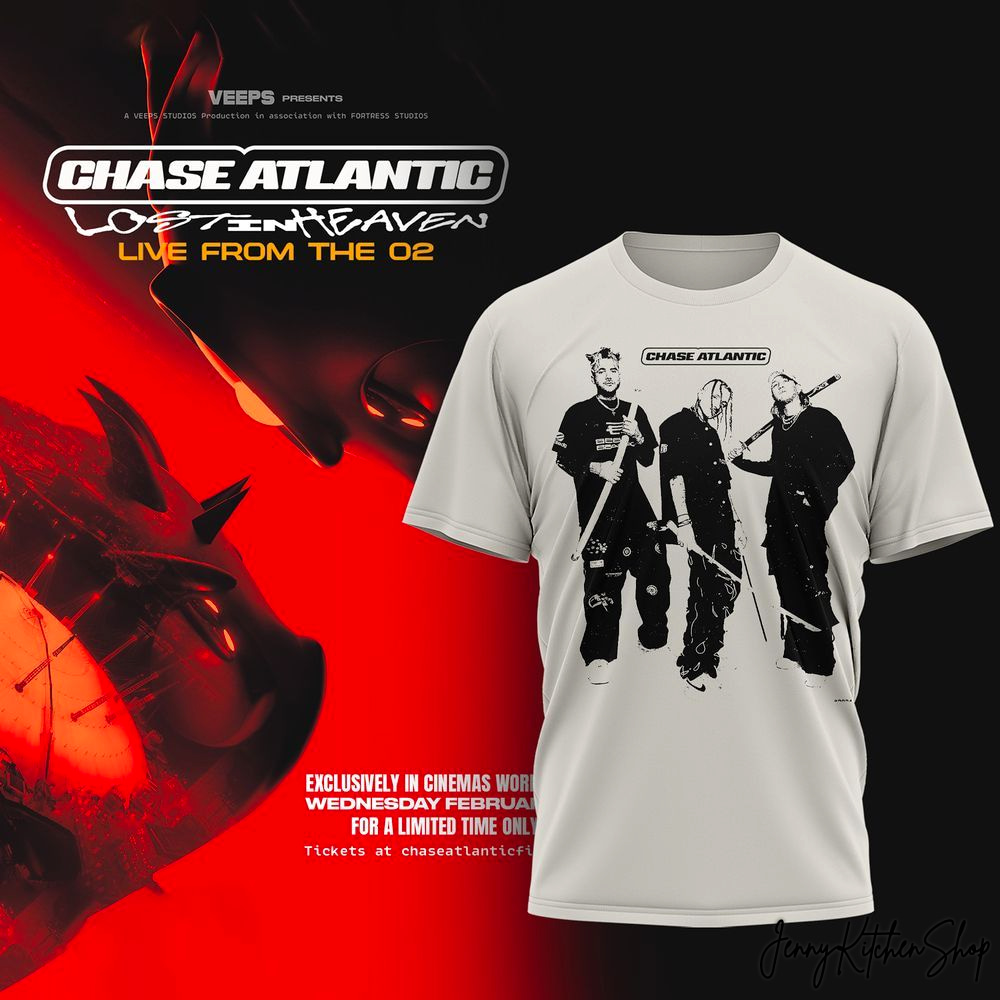 Chase Atlantic 2026 Lost In Heaven Live From The 02 T-Shirt