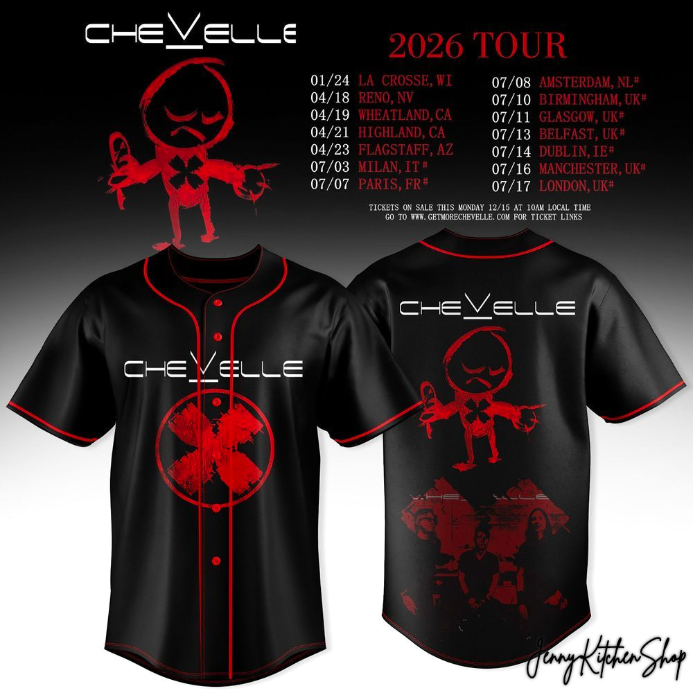 Chevelle 2026 Tour Limited Baseball Jersey
