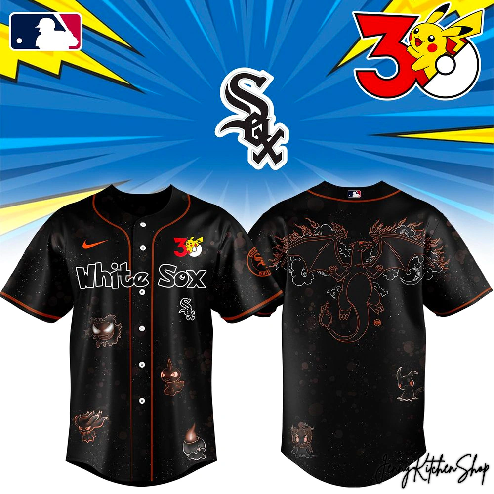 Chicago White Sox x Pokemon 30th Anniversary 2026 Jersey