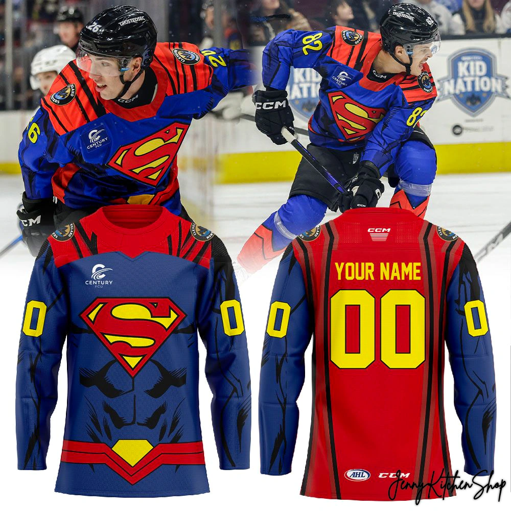 Cleveland Monsters Our Superman 2026 Limited Hockey Jersey