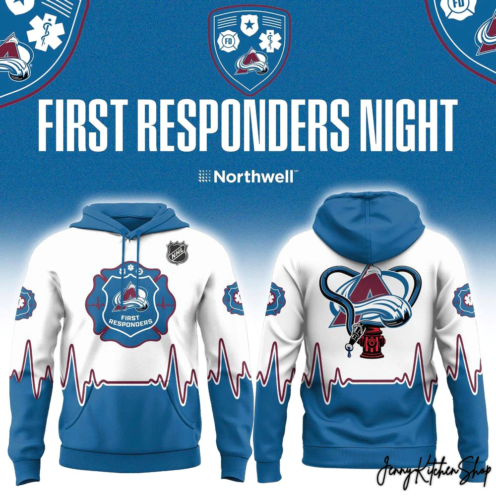 Colorado Avalanche 2026 First Responders Night Hoodie
