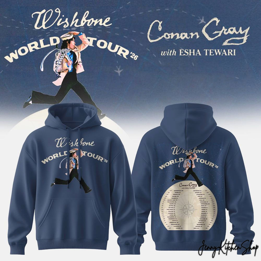 Conan Gray The Wishbone ERA World Tour 2026 Hoodie