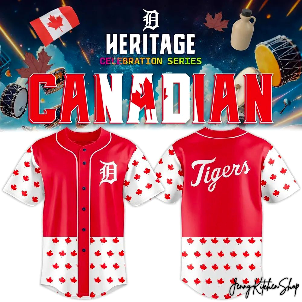 Detroit Tigers 2026 Canadian Heritage Jersey