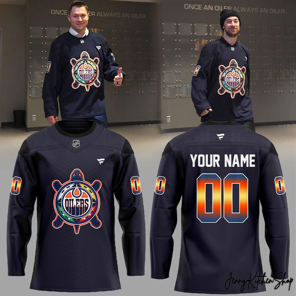 Edmonton Oilers 2026 Our Turtle Island Hockey Jersey