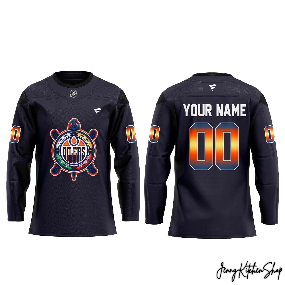 Edmonton Oilers 2026 Our Turtle Island Hockey Jersey