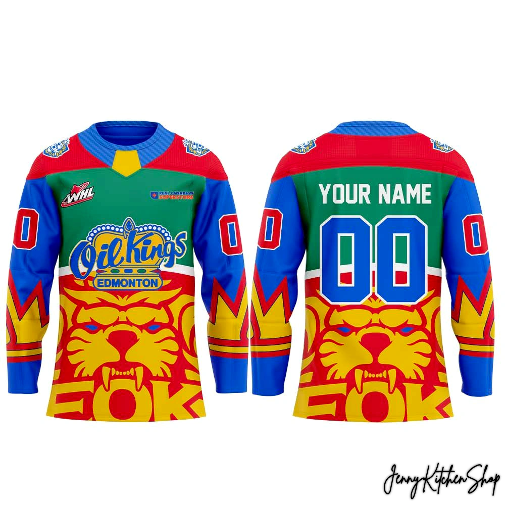 Edmonton Oilers Kings 2026 Special Hockey Jersey