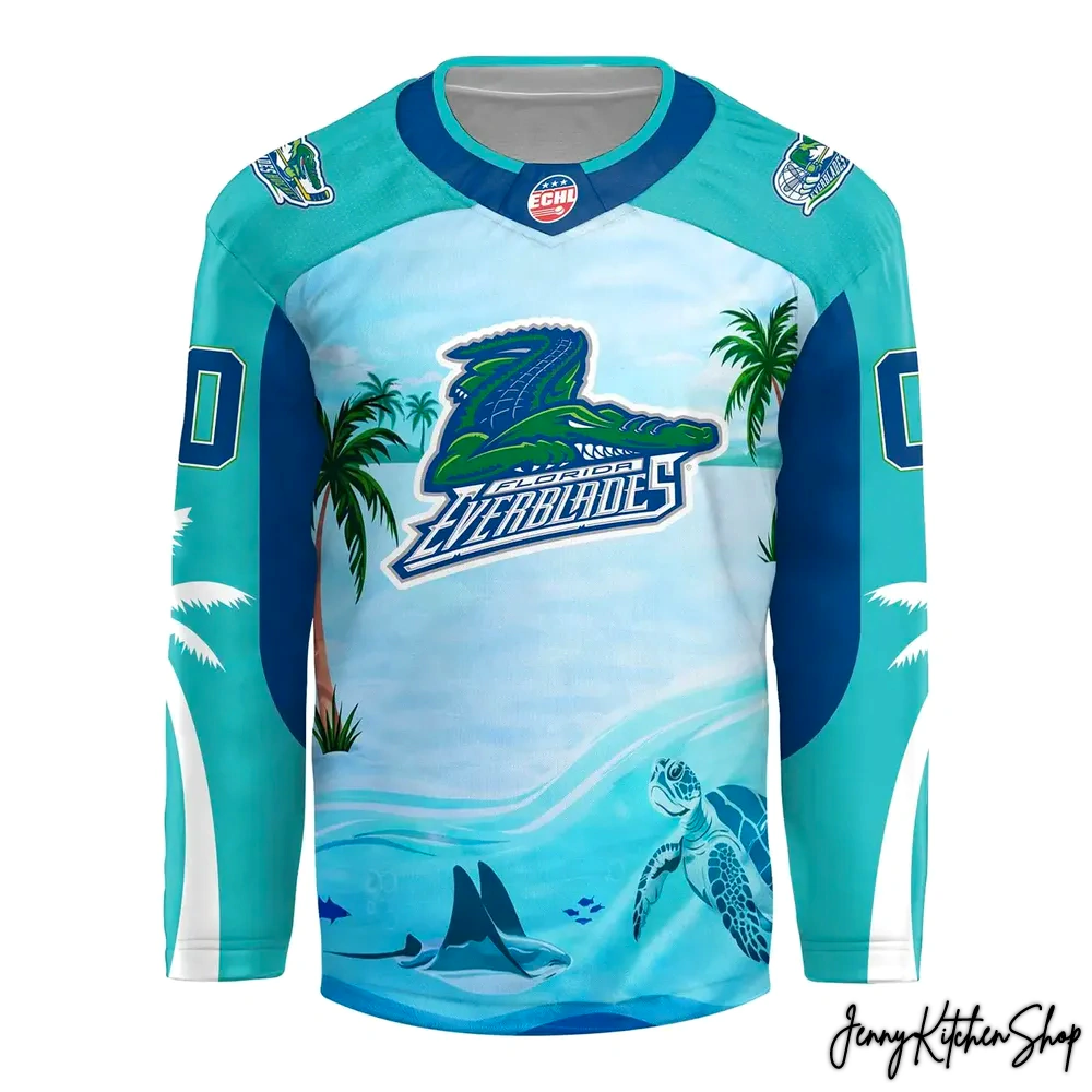 Florida Everblades 239 Away Hockey Jersey