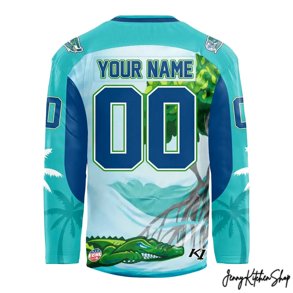 Florida Everblades 239 Away Hockey Jersey