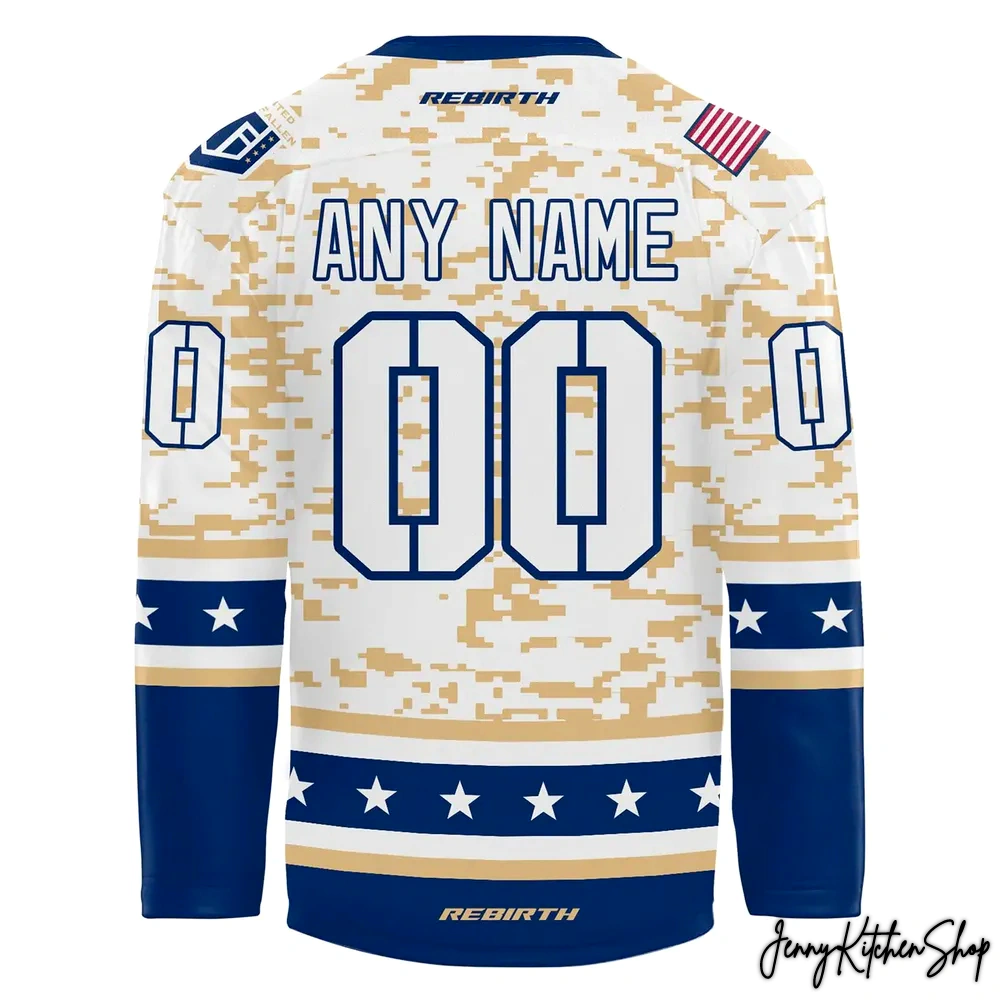 Georgia Tech 2026 Military Appreciation Camo Hockey Jersey