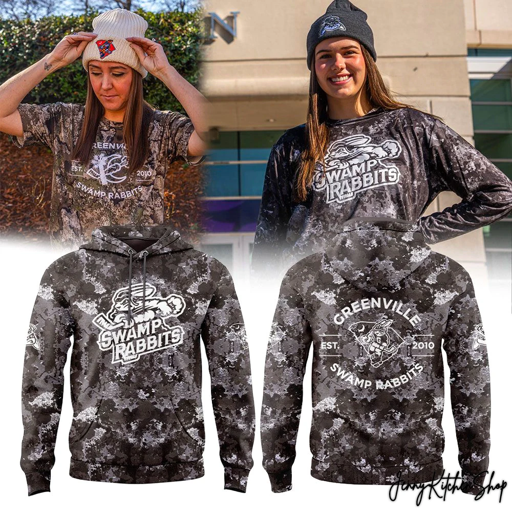 Greenville Swamp Rabbits 2026 Camo Gear Limited Shirt, Hoodie