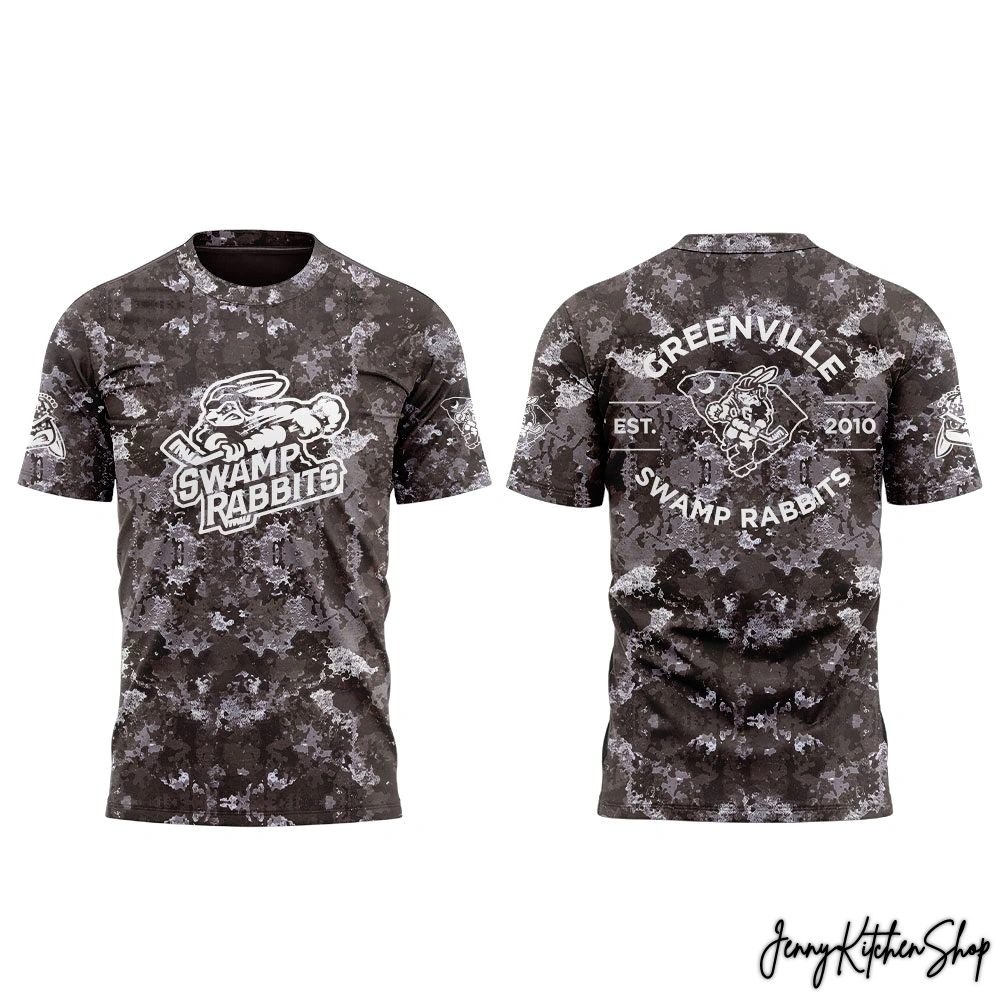 Greenville Swamp Rabbits 2026 Camo Gear Limited Shirt, Hoodie