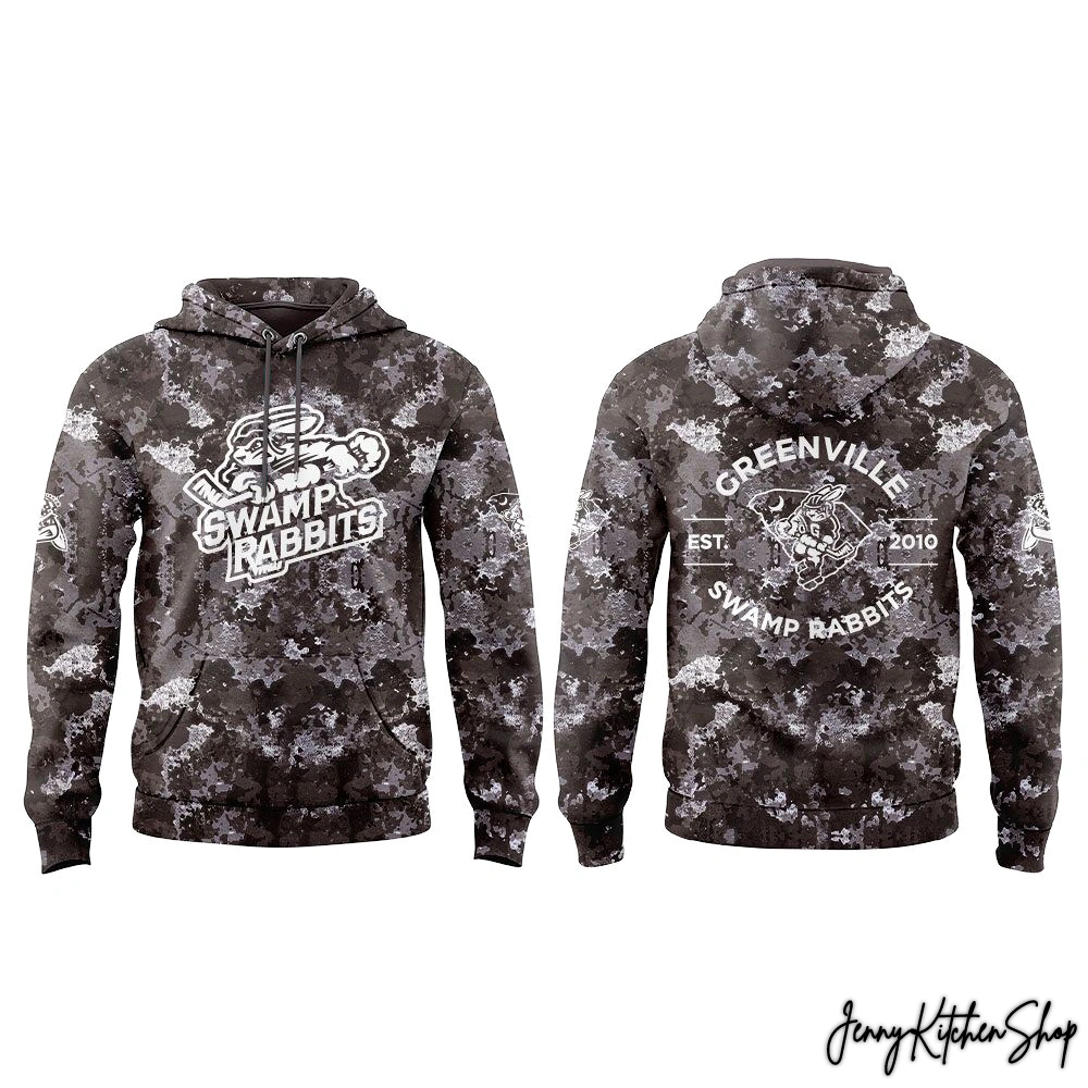 Greenville Swamp Rabbits 2026 Camo Gear Limited Shirt, Hoodie