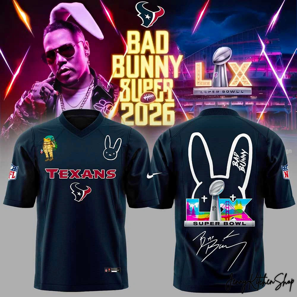 Houston Texans Bad Bunny Super Bowl 2026 Jersey