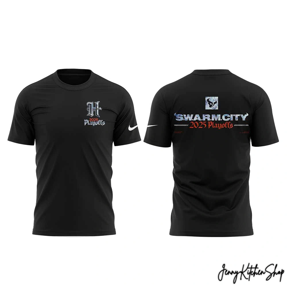 Houston Texans SWARM City 2025 Playoff Shirt, Hoodie