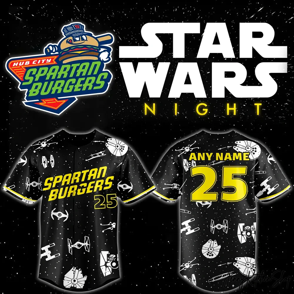 Hub City Spartanburgers 2026 Star Wars Baseball Jersey