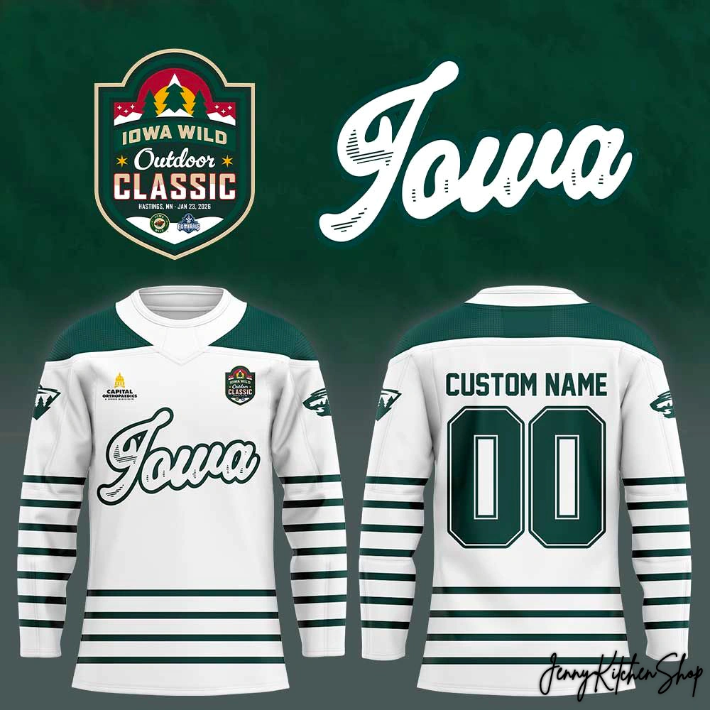 Iowa Wild Outdoor Classic 2026 Custom Hockey Jersey