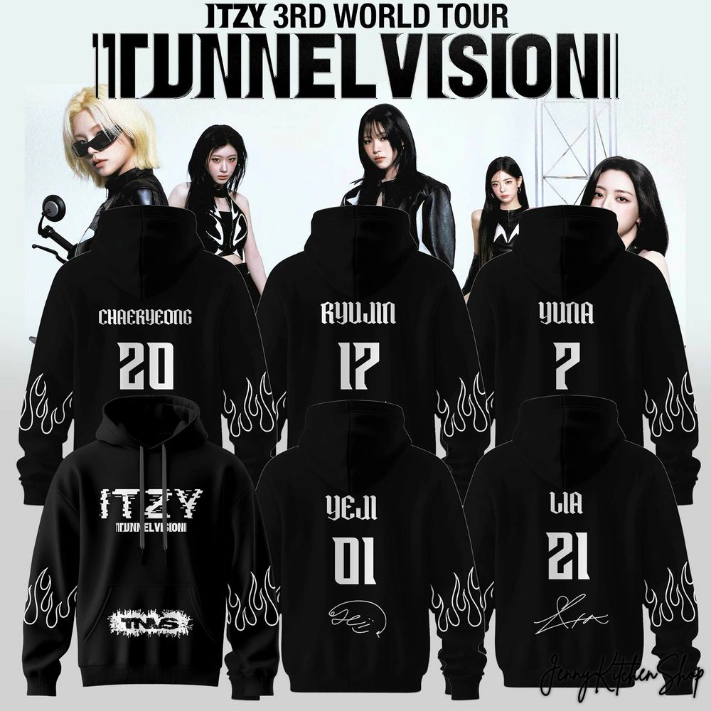 ITZY 3rd World Tour 2026 For Fans Hoodie