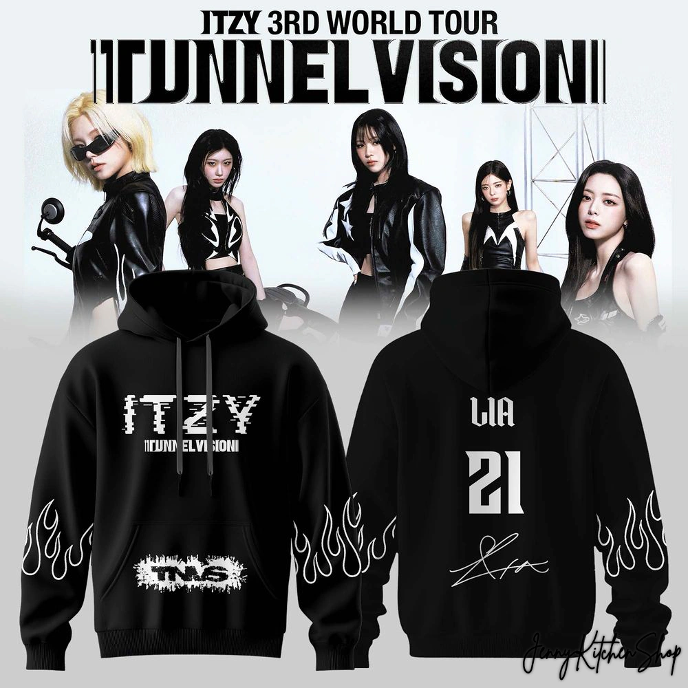ITZY 3rd World Tour 2026 For Fans Hoodie