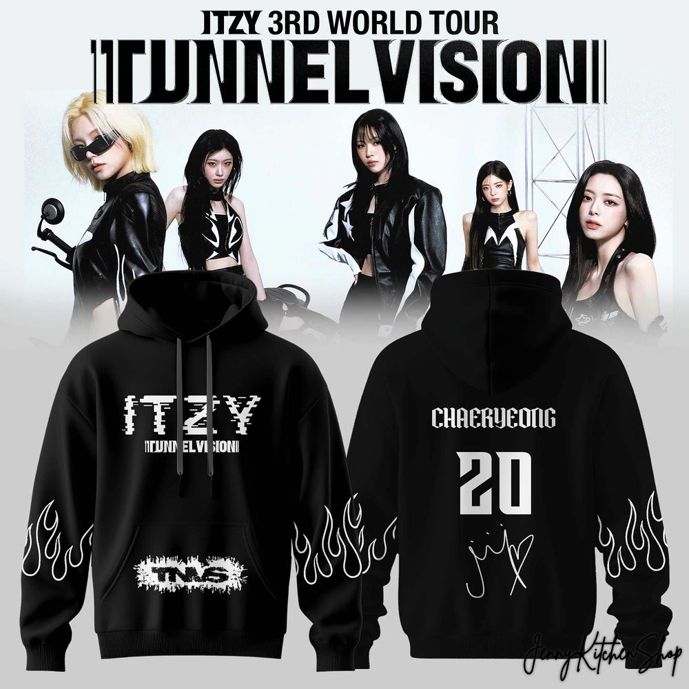 ITZY 3rd World Tour 2026 For Fans Hoodie