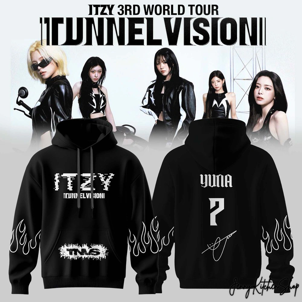 ITZY 3rd World Tour 2026 For Fans Limited Hoodie