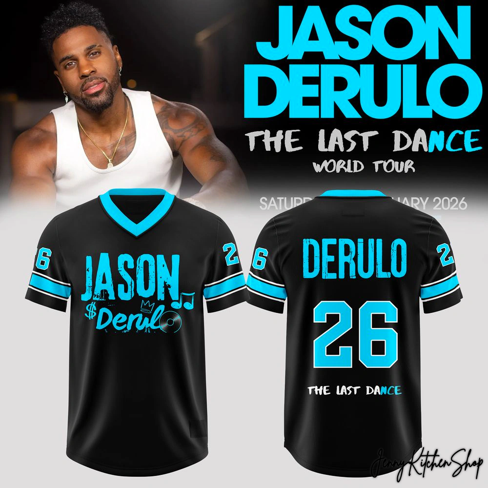 Jason Derulo 2026 Last Dance World Tour Limited Jersey