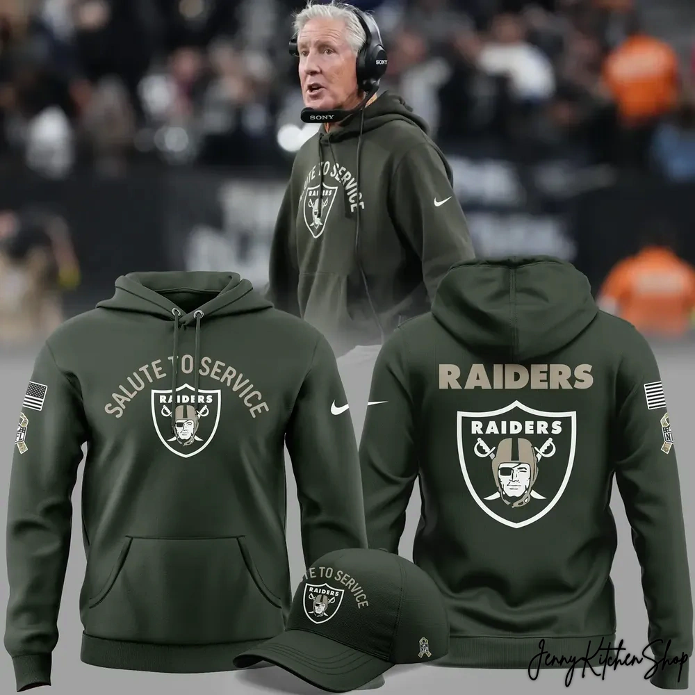 Las Vegas Raiders x Coach Pete Carroll 2026 Hoodie