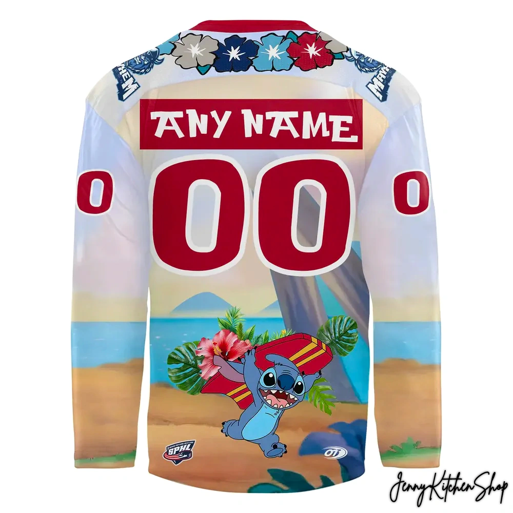 Macon Mayhem Lilo Stitch 2026 Hockey Jersey
