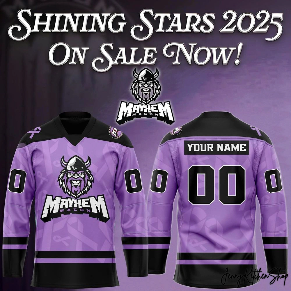 Macon Mayhem Shining Stars Hockey Jersey