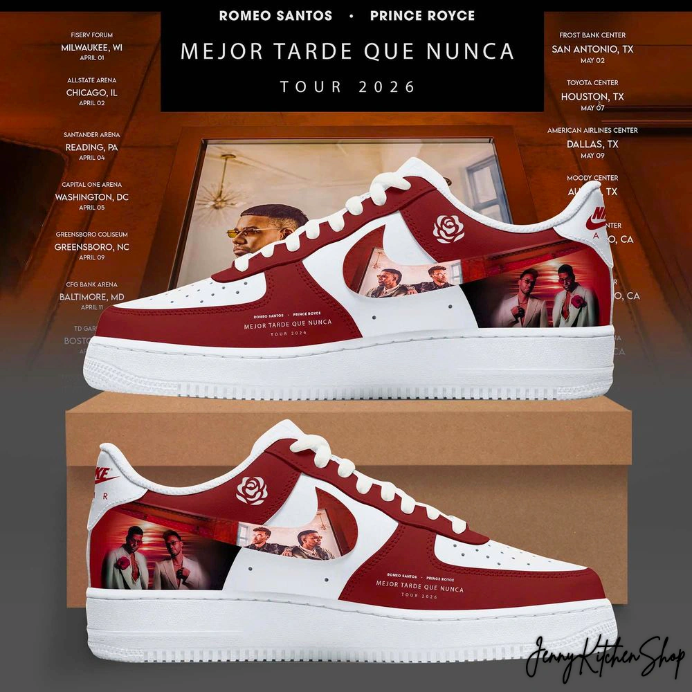 Mejor Tarde Que Nunca US & UK 2026 Tour Limited AF1 Sneaker