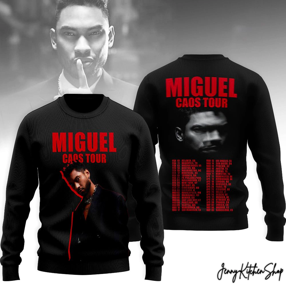 Miguel Caos Tour 2026 Live Shirt