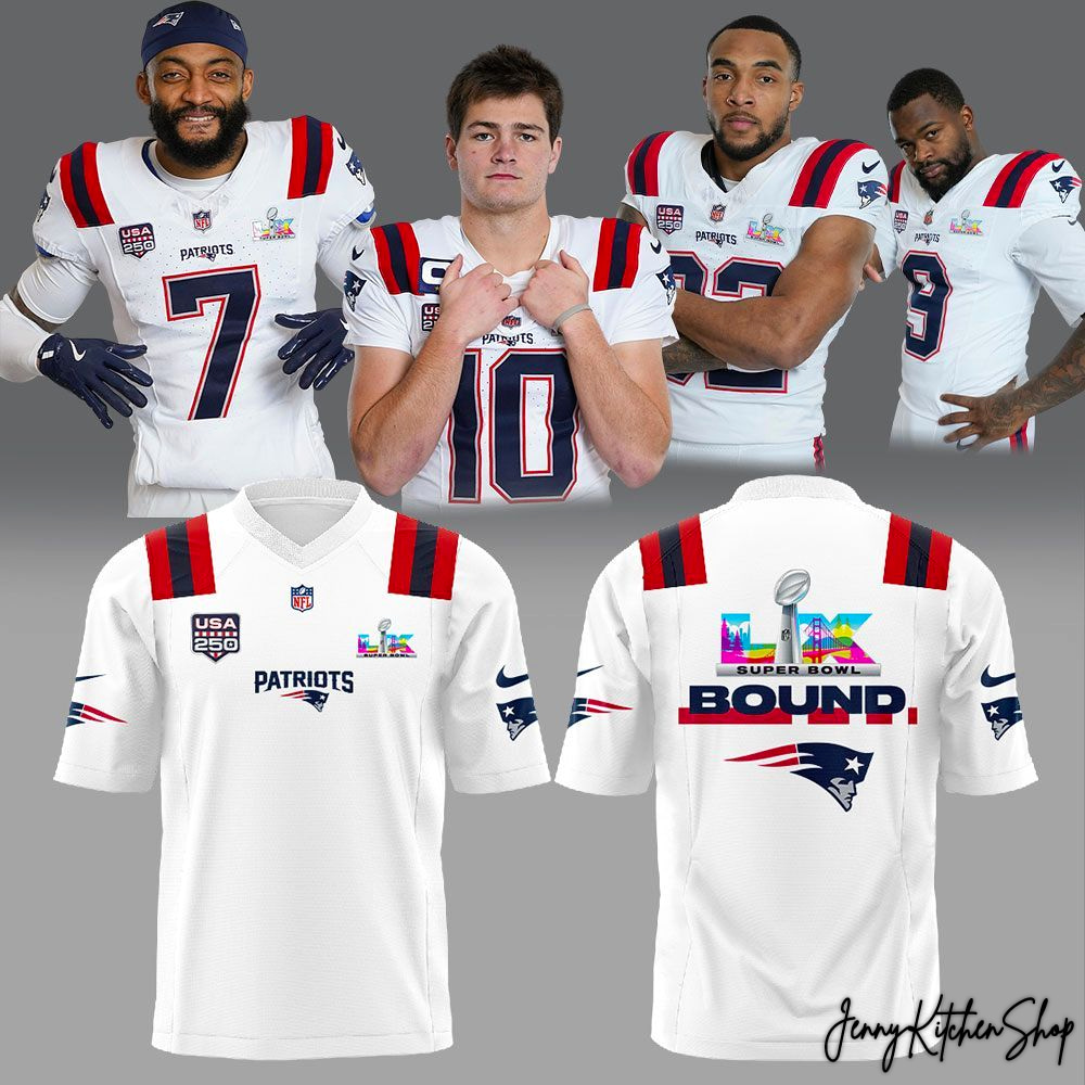 New England Patriots 250 USA LIX Super Bowl Special Football Jersey