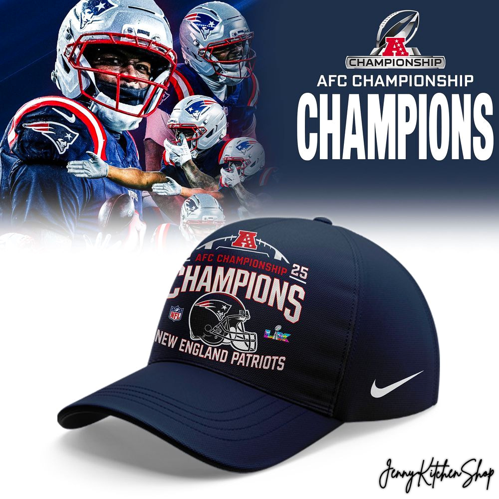 New England Patriots AFC 2025-26 Champions Collection Hoodie