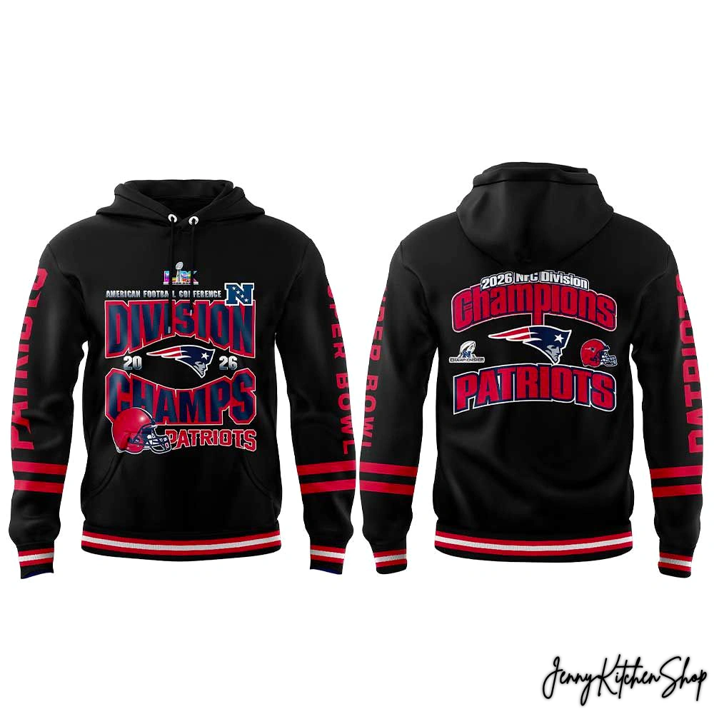 New England Patriots NFC 2026 Champions Hoodie