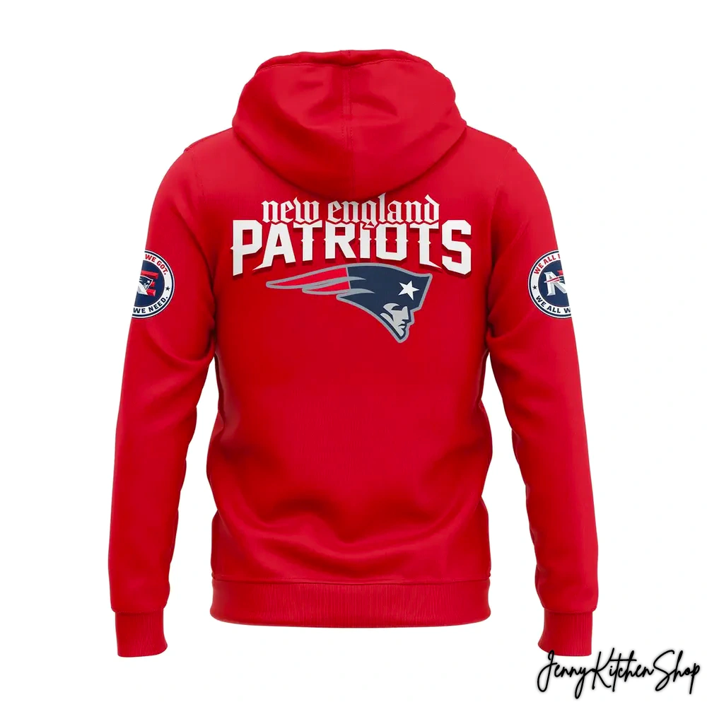 New England Patriots We All We Got Hoodie