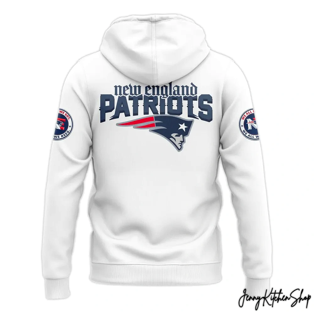 New England Patriots We All We Got Hoodie
