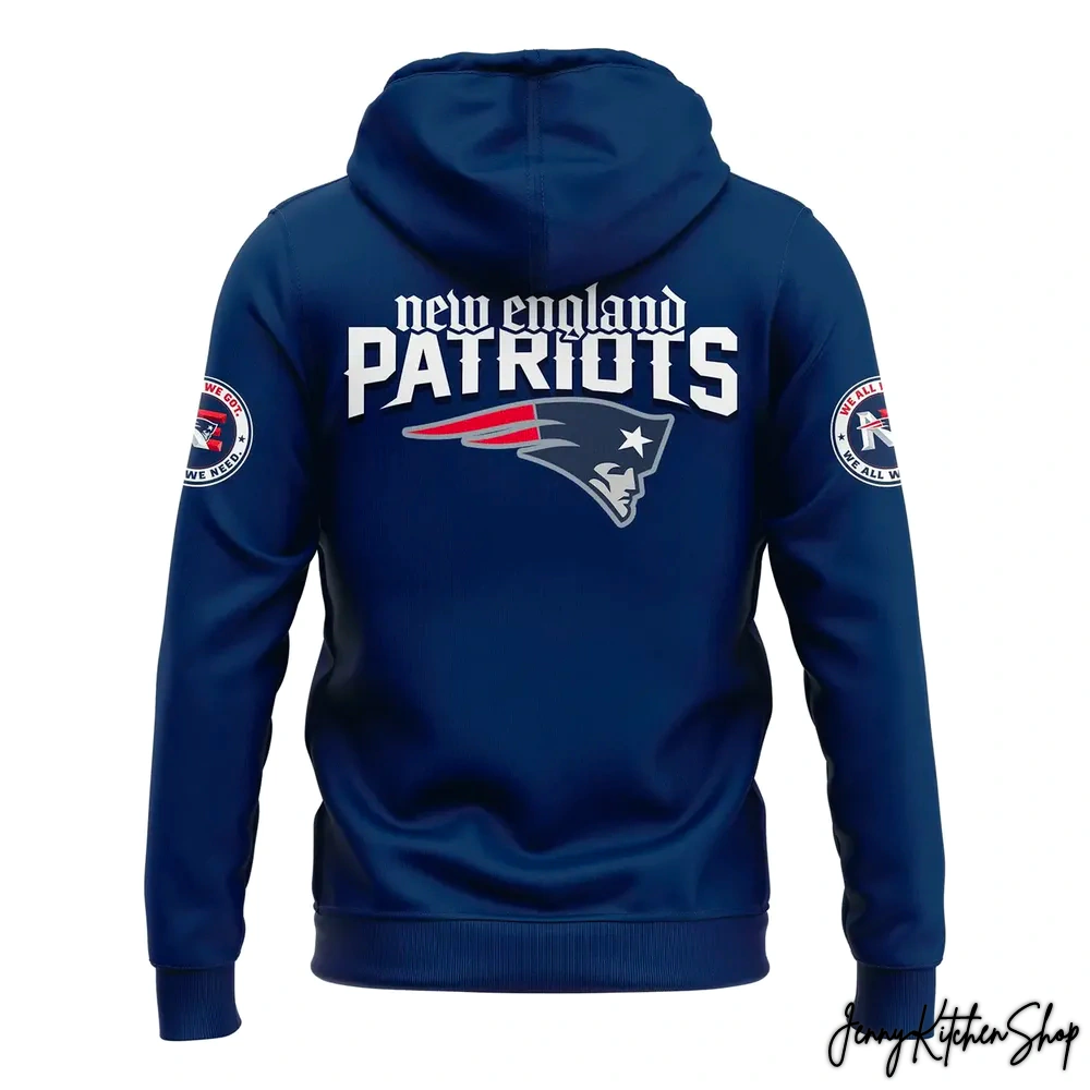 New England Patriots We All We Got Hoodie