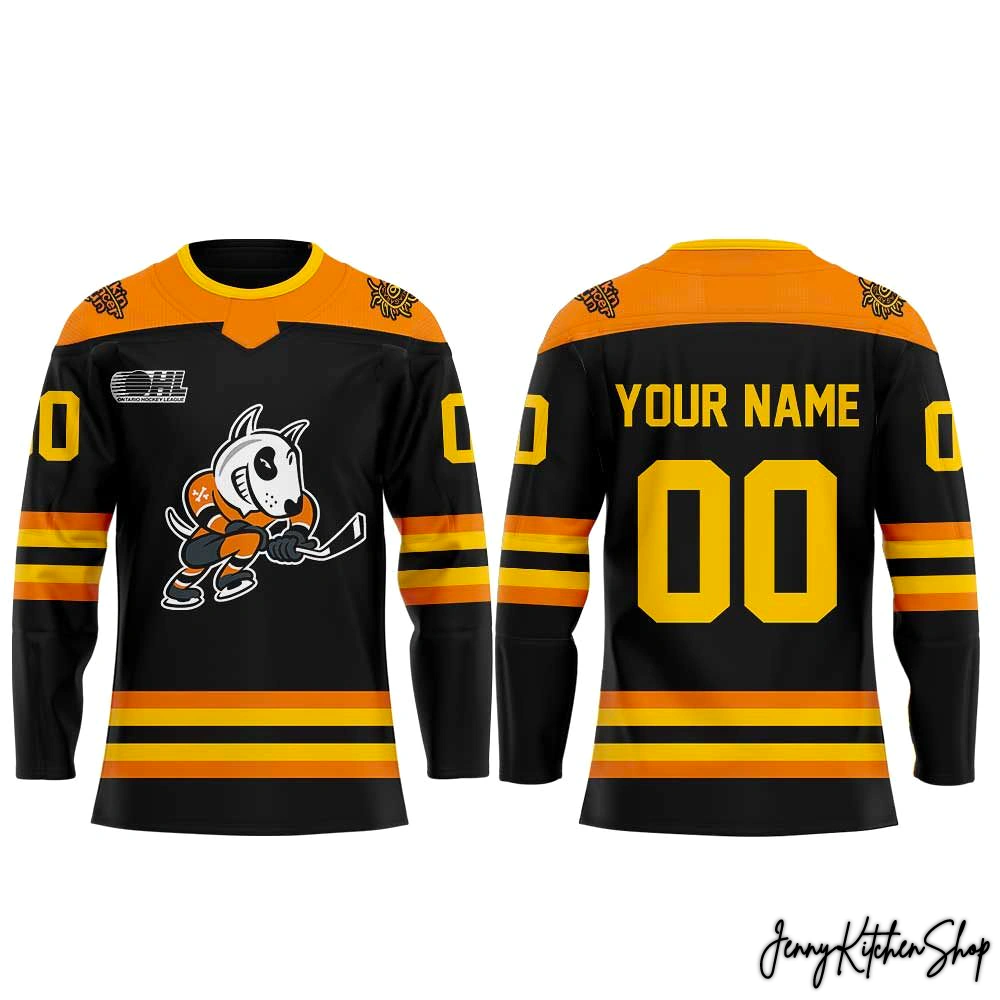 Niagara IceDogs Cancer Care Programs Uniform 2026 Hockey Jersey