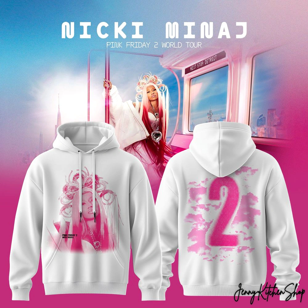 Nicki Minaj 2026 Pink Friday 2 World Tour Hoodie