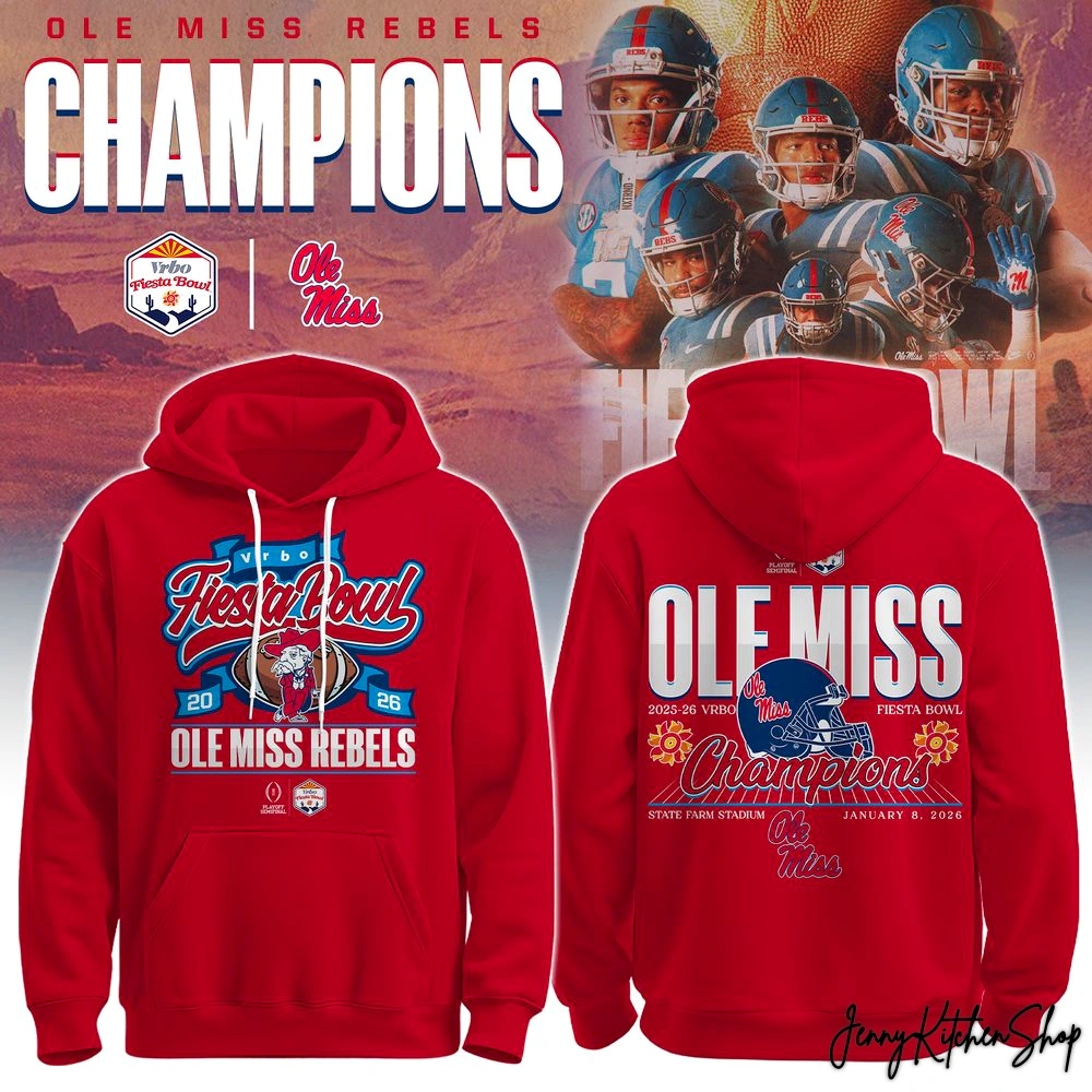 Ole Miss Rebels Special Fiesta Bowl Champions 2025 Collection Shirt, Hoodie