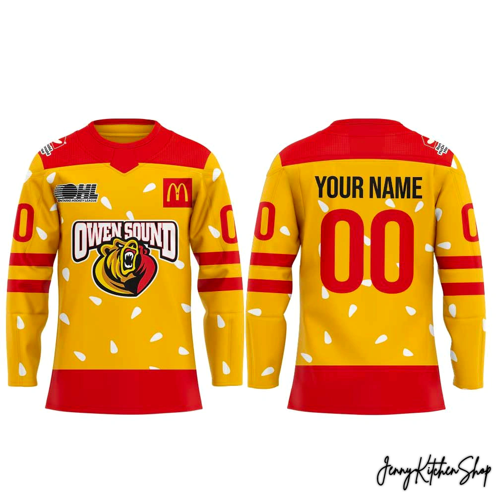 Owen Sound Attack 2026 New Hockey Jersey