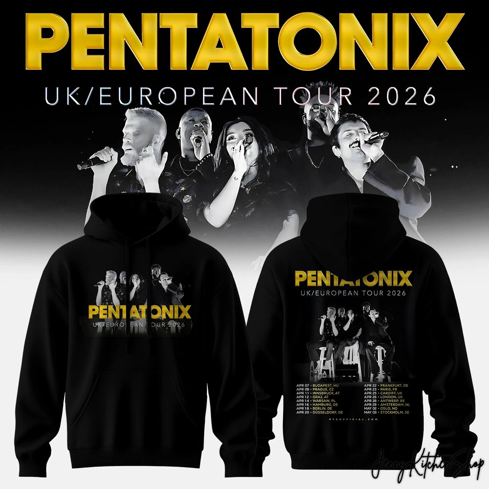 Pentatonix 2026 UK-European Tour Collection Hoodie