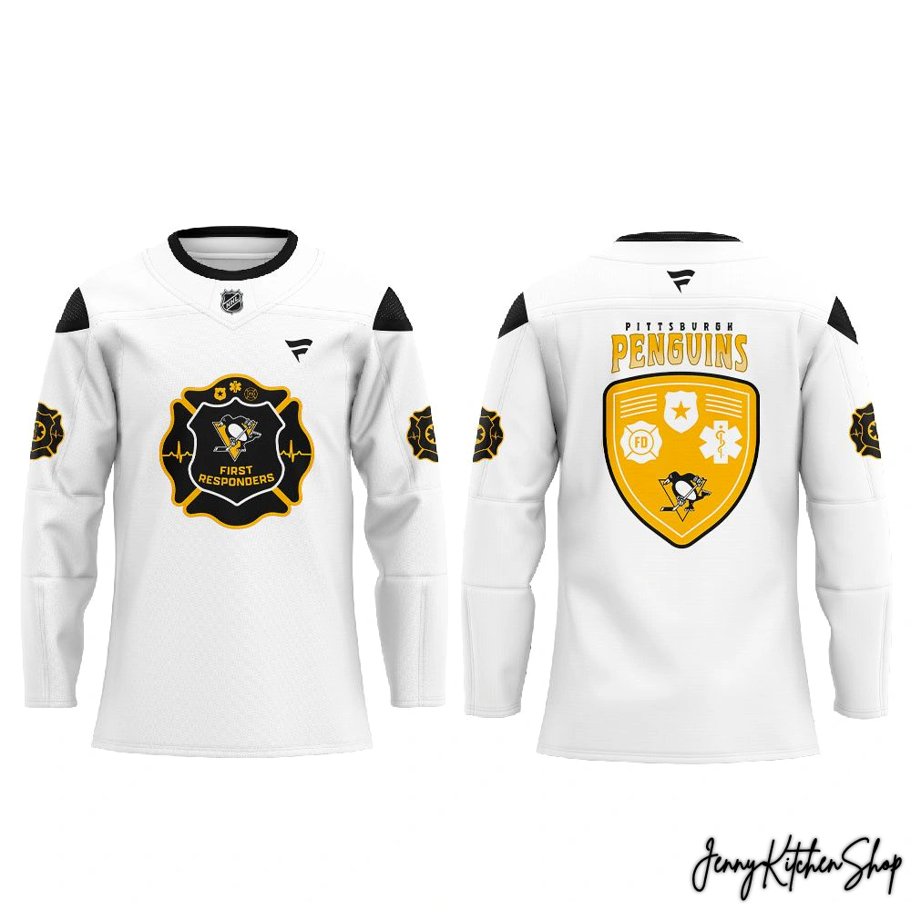 Pittsburgh Penguins 2026 First Responders Night Hockey Hockey Jersey