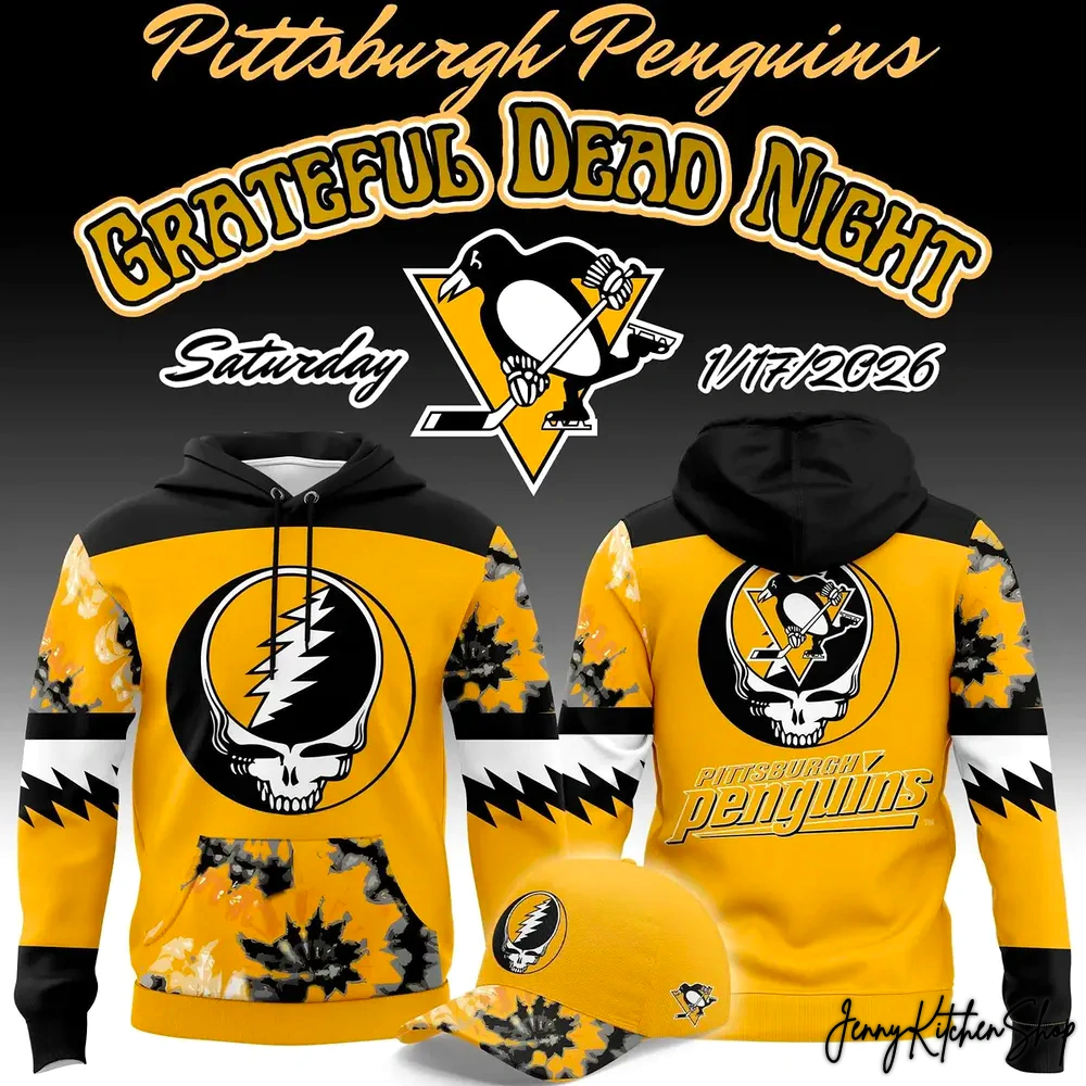 Pittsburgh Penguins 2026 Grateful Dead Limited Hoodie