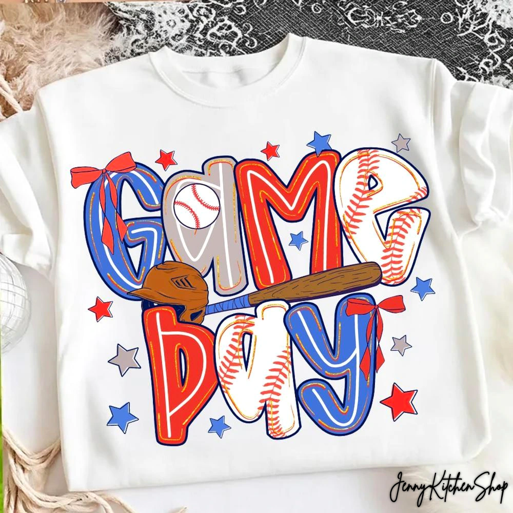 Preppy Baseball Game Day Shirt