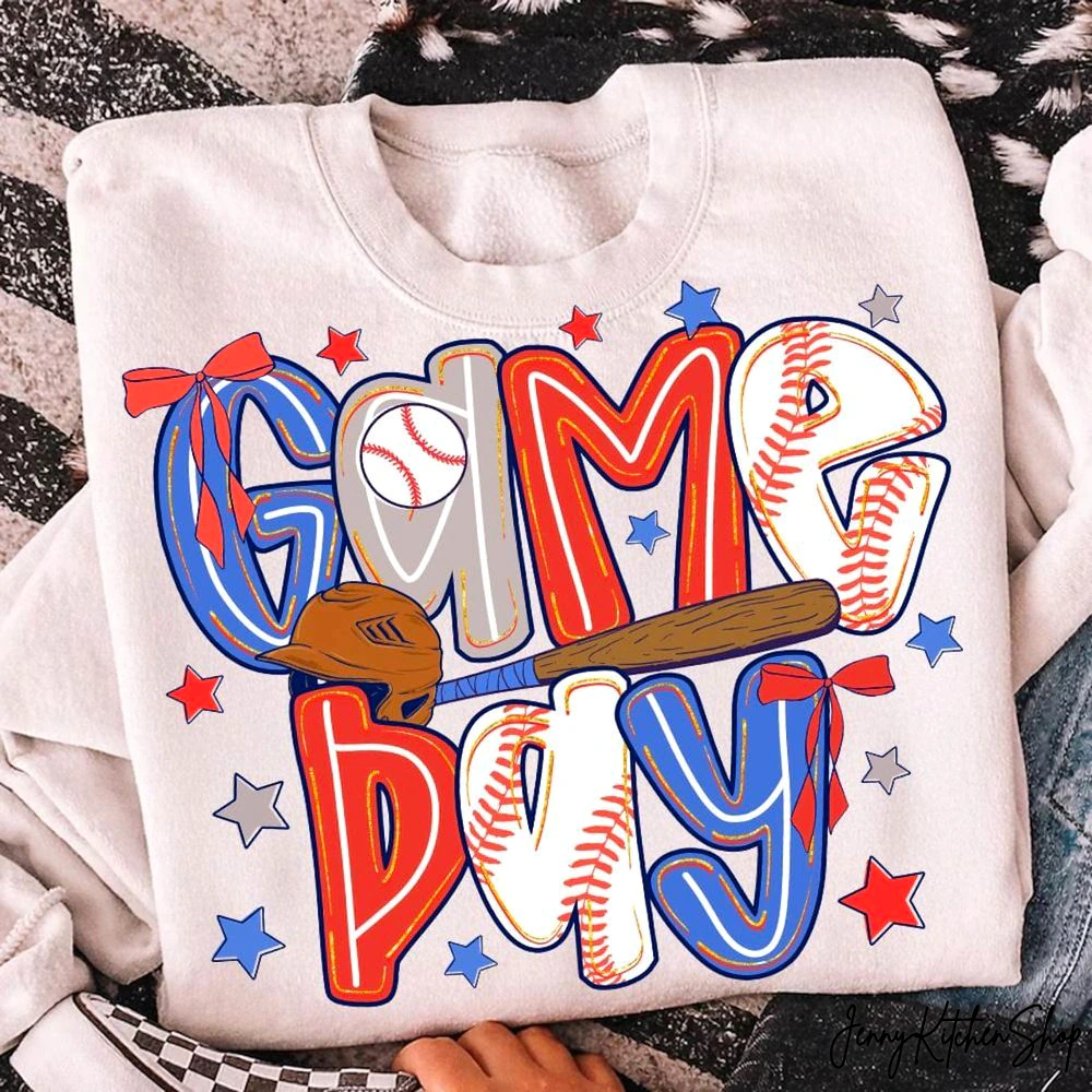 Preppy Baseball Game Day Shirt