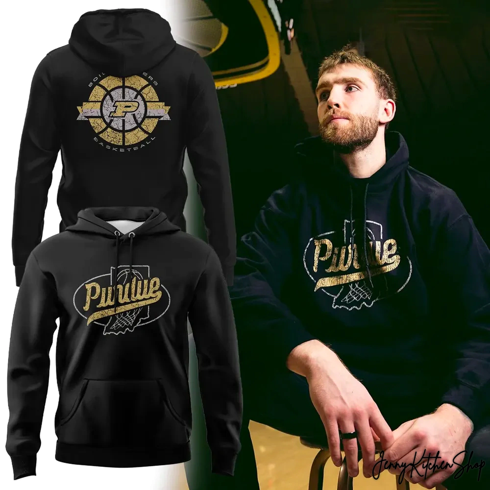 Purdue Boilermakers Blackout Patch Limited Hoodie