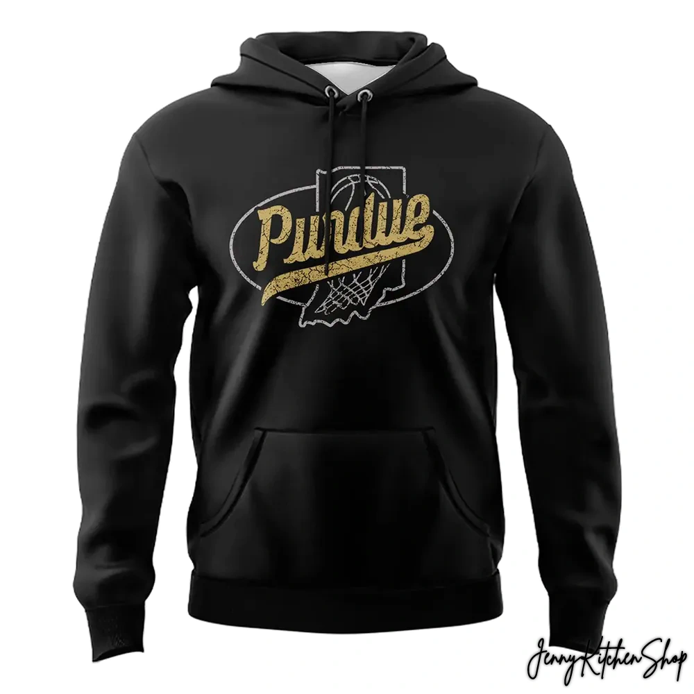 Purdue Boilermakers Blackout Patch Limited Hoodie