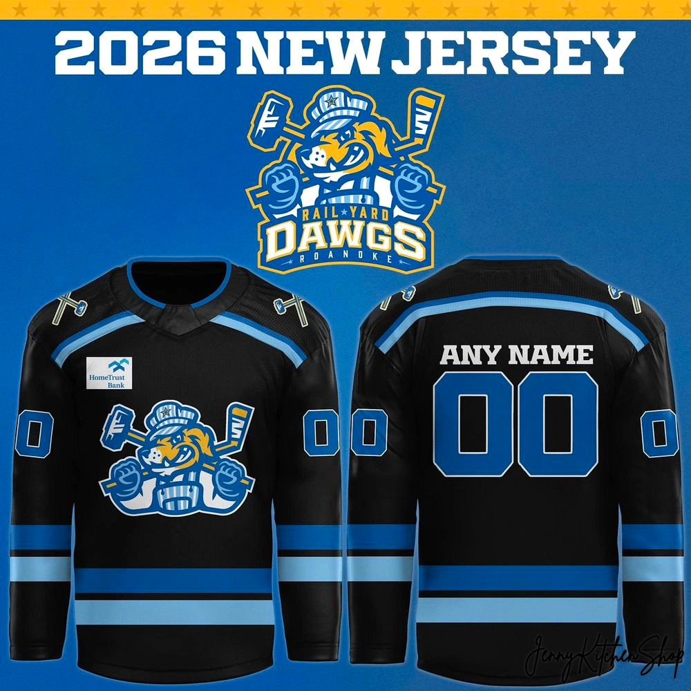 Roanoke Rail Yard Dawgs 2026 New Hockey Jersey