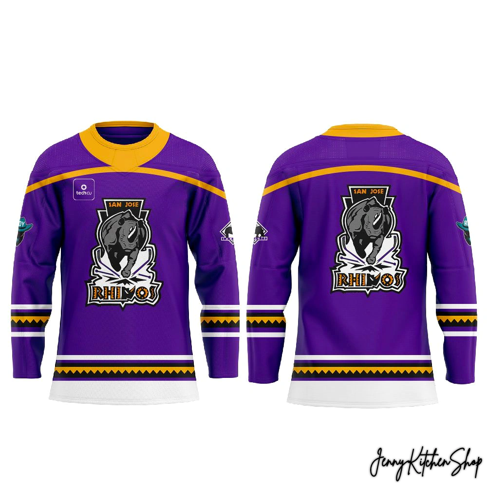 San Jose Barracuda Throwback Night 2026 Hockey Jersey
