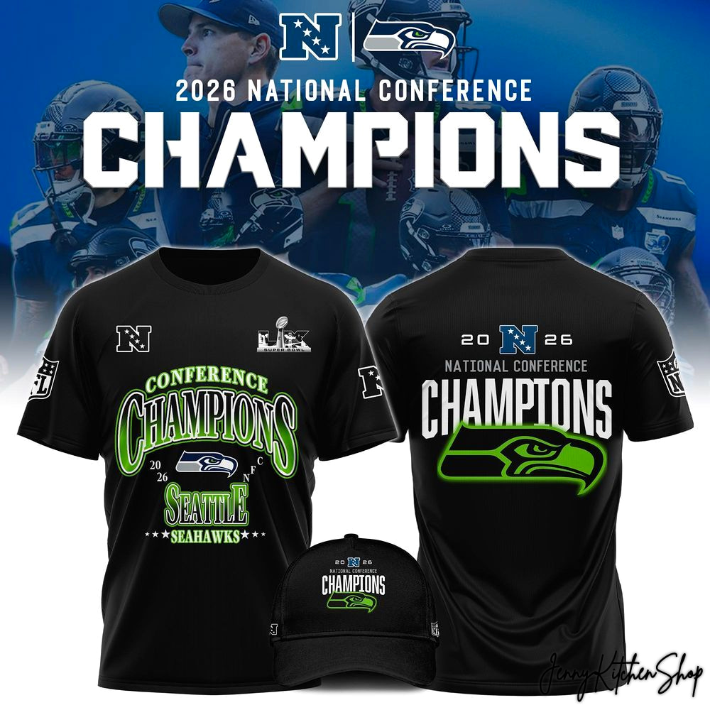 Seattle Seahawks 2026 NFC Champions Collection Hoodie